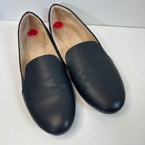 SOUL Naturalizer Quiet Luxury Ashley Loafer 10 Black Leather Comfort Office